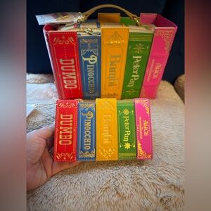 Loungefly x Stitch Shoppe Disney Classic Books Crossbody Bag Wallet Pin NWT.